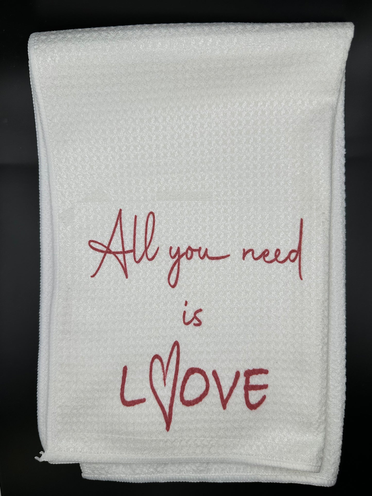 Valentines Dishtowels XOXO