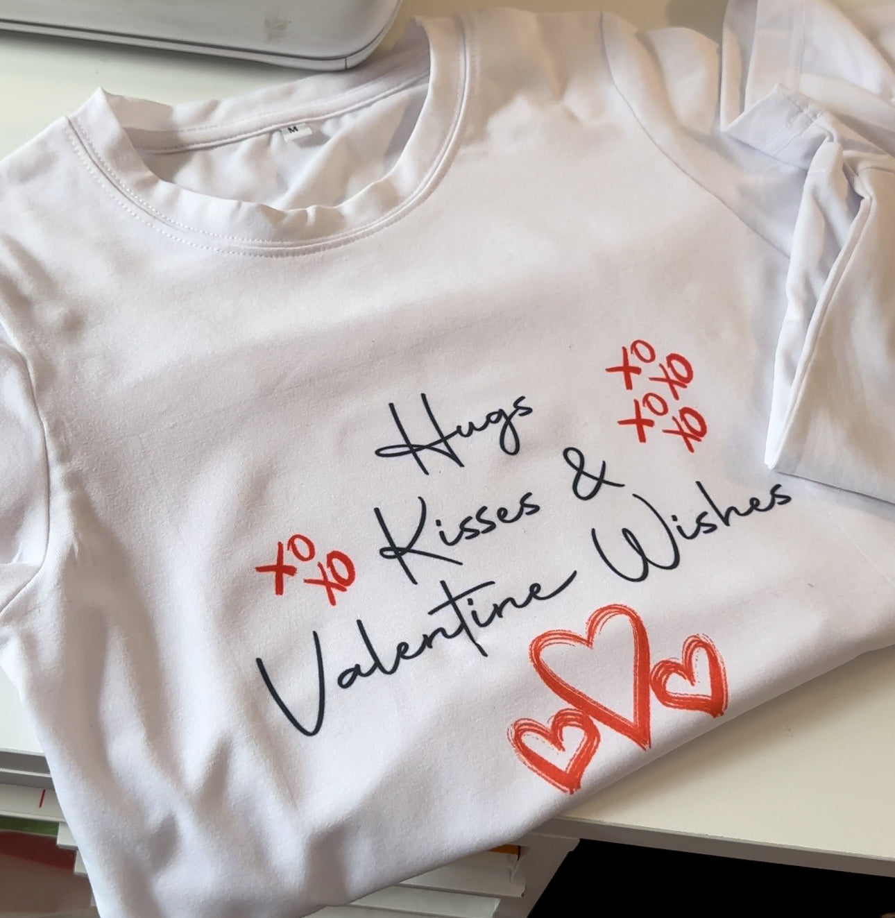 Hugs Kisses & Valentine Wishes T-Shirt XOXO