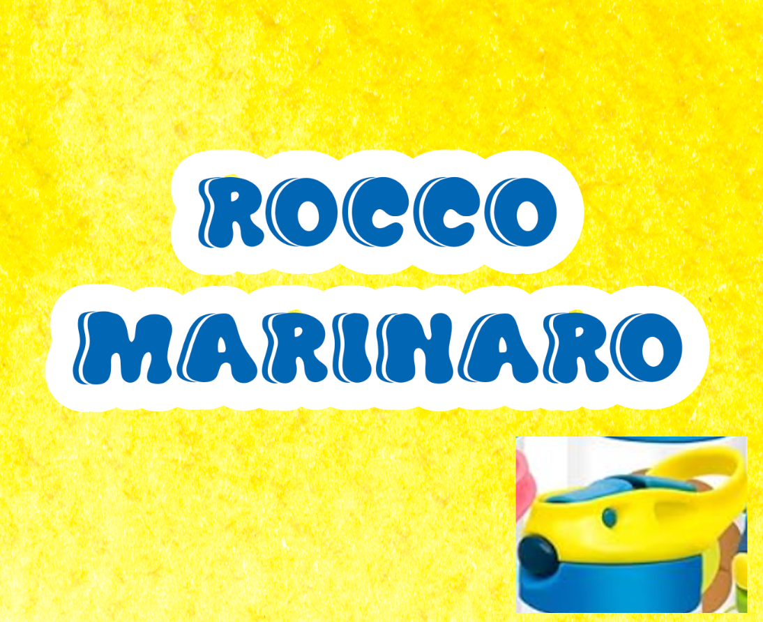 Yellow with Yellow & Blue Lid (Thick font)