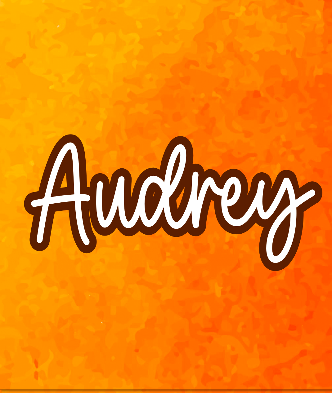 Orange Brown and White 2