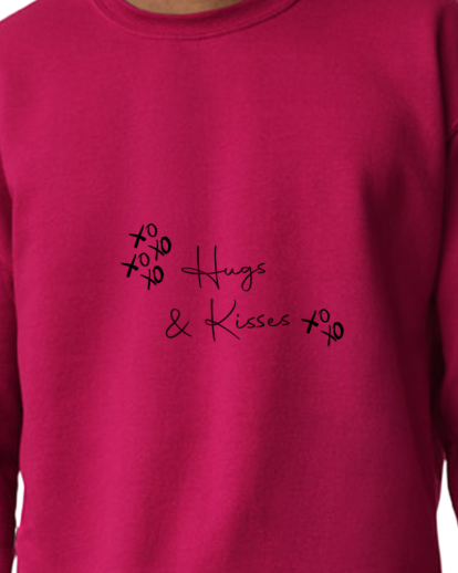 Hugs & Kisses Sweatshirt/T-Shirt XOXO – LabelEaze