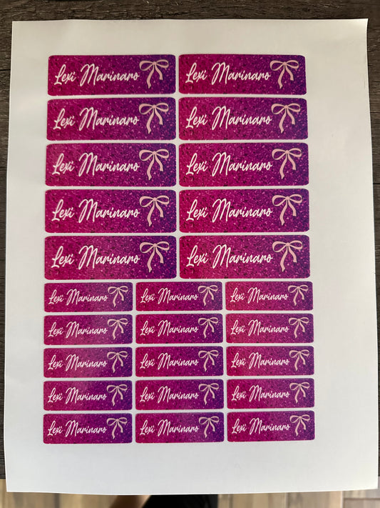 Custom Label Sheets 2025