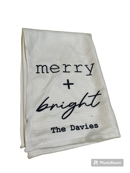 Farmhouse Holiday Dishtowels