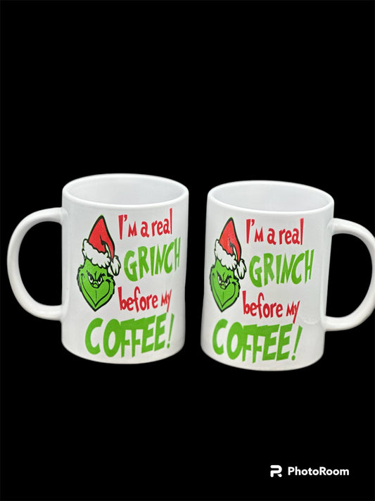 Grinch Before My Coffee Mug