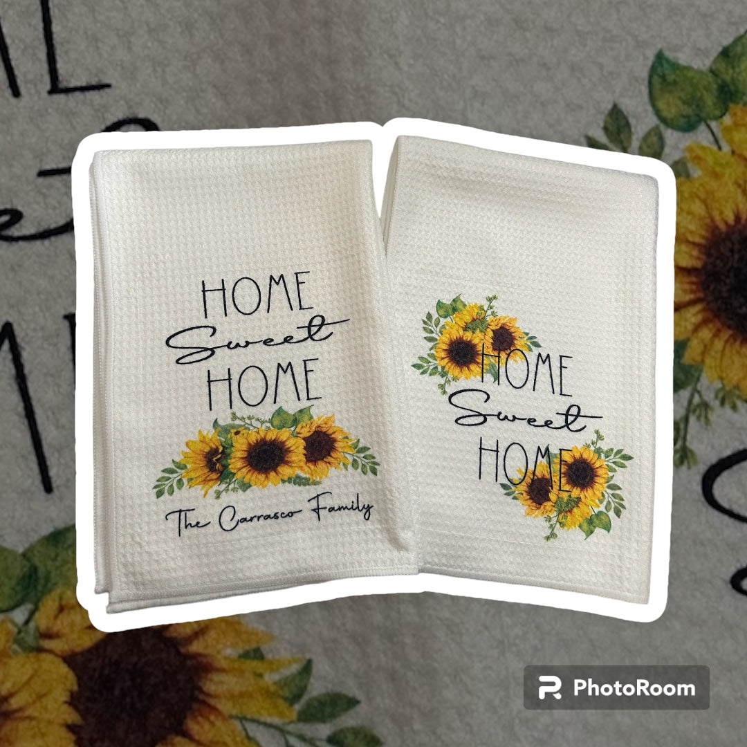 Sunflower Dishtowels