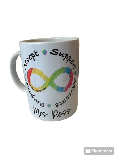 Accept Support Advocate Empower Mug